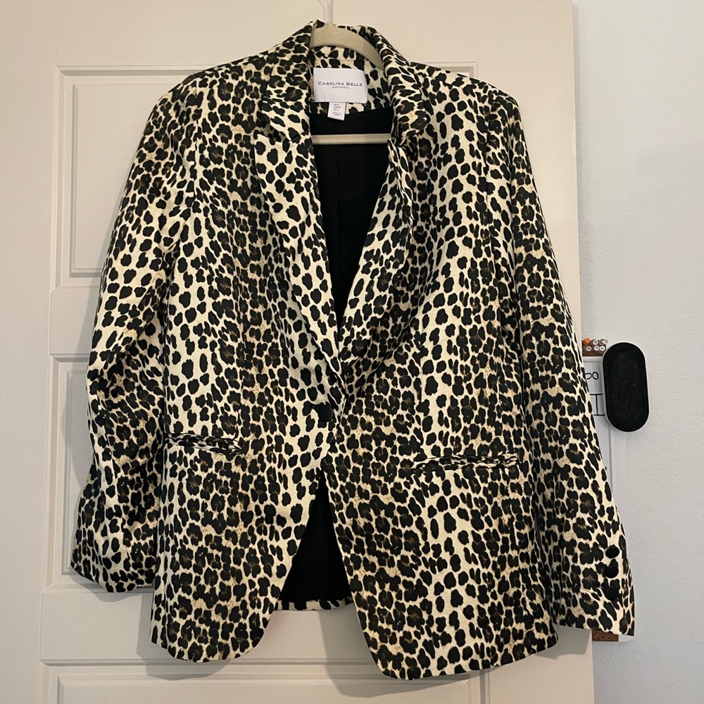 Leopard Blazer